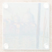 クロードモネズルグランドカナル ガラスコースター (裏面)