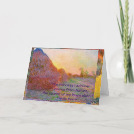 クロードモネハイスタックス カード