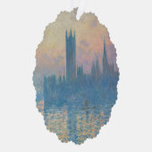 クロードモネハウスオブザラベリーサンセット オーナメントカード (右)