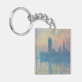 クロードモネハウスオブザラベリーサンセット キーホルダー (正面左)