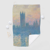 クロードモネハウスオブザラベリーサンセット ゴルフタオル (インサイチュ)