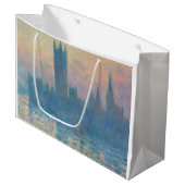 クロードモネハウスオブザラベリーサンセット ラージペーパーバッグ (正面アングル)