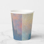 クロードモネハウスオブザラベリーサンセット 紙コップ (右)