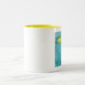 クロードモネハピー顔 ツートーンマグカップ (中央)