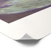 クロードモネピンクウォーターリリーアートプリント ポスター (角)