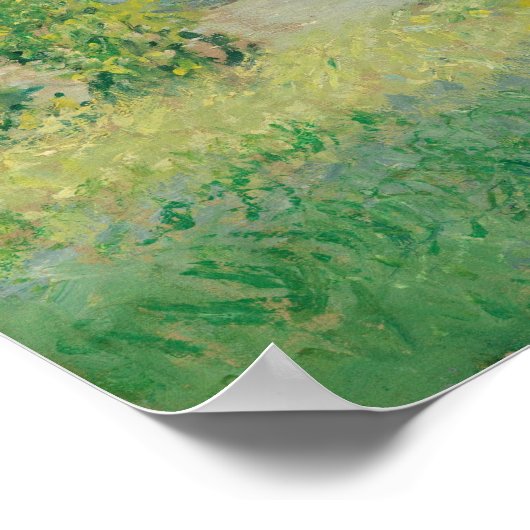 クロードモネフランスのットザウィロウオールドアート ポスター (角)