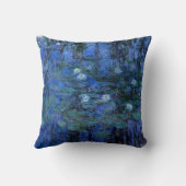 クロードモネブルーウォーターリリー クッション (裏面)