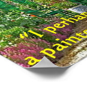 クロードモネホーム&フラワー絵画ズ引用文ポスター ポスター (角)