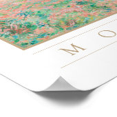 クロードモネポピーフィールドアットジヴェルニー絵を描ヴィンテージ ポスター (角)