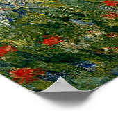 クロードモネポピーフィールド ポスター (角)