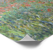 クロードモネポピー絵画フィールドズアートプリント ポスター (角)