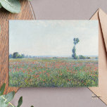 クロードモネポピー絵画フィールドズアートプリント ポストカード<br><div class="desc">Poppy Fieldは素晴らし、全開花で魅力的なポピー畑を展示する印象派の最高傑作鮮やかで、赤とピンクの花々が風景に広がり、自然の素晴らしさとモネの驚くべき才能の本質を捉え、美しいの一瞬を描く。</div>