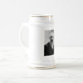 クロードモネポートレート写真 ビールジョッキ (正面左)