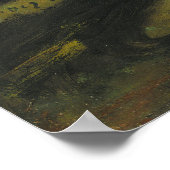 クロードモネポートレート絵を描ヴィンテージズバイルノアール ポスター (角)