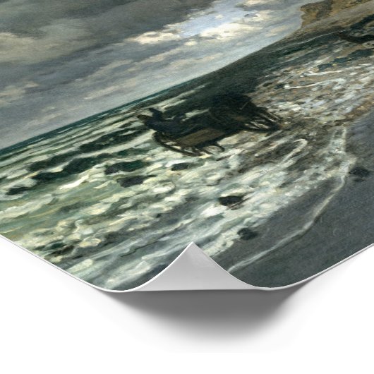 クロードモネラポンテデラエーヴアットロータイド ポスター (角)