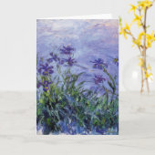クロードモネリラアイリス カード (黄色い花)