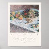 クロードモネリンゴアンドブズアートプリント ポスター (正面)