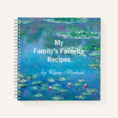 クロードモネレシピ ノートブック (正面)