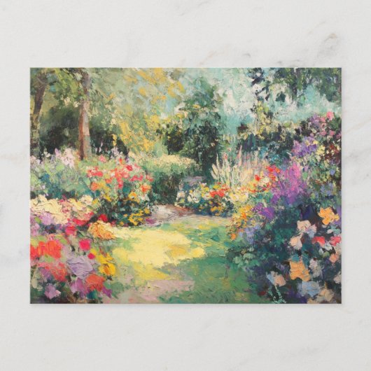 クロードモネヴィンテージはがき ポストカード (正面)