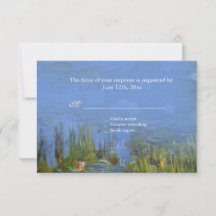 クロードモネヴィンテージ《植物》スイレン結婚rsvp