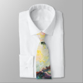 クロードモネ印象派の水ユリニンフェアス ネクタイ (タイ)