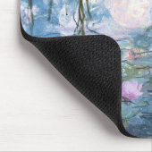 クロードモネ印象派ウォーターユリ絵画ズ マウスパッド (コーナー)