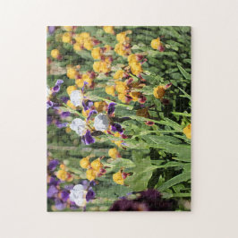 クロードモネ型スタイルガーデンアイリス ジグソーパズル