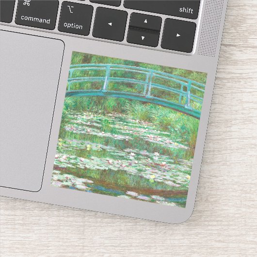 クロードモネ日本のフットブリッジ。印象主義 シール (詳細)