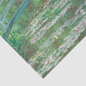 クロードモネ日本のフットブリッジ。印象主義 薄葉紙 (詳細)