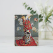 クロードモネ日本の着物 ポストカード (スタンド正面)