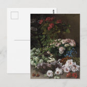 クロードモネ春の花 ポストカード (正面/裏面)