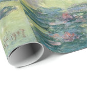 クロードモネ水彩印象派絵画の ラッピングペーパー (ロールコーナー)