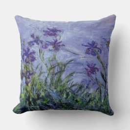 クロードモネ薄紫アイリス クッション