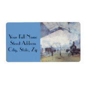 クロードモネ駅 ラベル (正面)