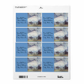 クロードモネ駅 ラベル (フルシート)