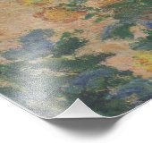 クロードモネ1895ヴィンテージインザガーデン フォトプリント            (角)