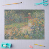 クロードモネ1895ヴィンテージインザガーデン 薄葉紙 (クラフト)