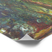 クロードモネ – しだれ柳 ポスター (角)