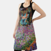 クロードモネ – アイリスインモネズガーデンファインアート エプロン (インサイチュ)