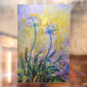 クロードモネ – アガパンサス ウィンドウサイン (シート2)