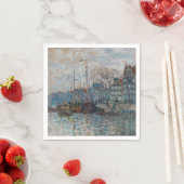 クロードモネ – アムステルダムの景色 スタンダードカクテルナプキン (インサイチュ)