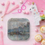 クロードモネ – アムステルダムの景色 ペーパープレート (パーティー)