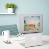 クロードモネ – アルジェンテウイル シール (デスク上のノートパソコン)