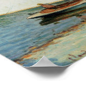 クロードモネ |アルゼンテイユでのセーリング, c.1874 ポスター (角)