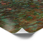 クロードモネ |アルゼンテウイルのアーティストガーデン ポスター (コーナー)