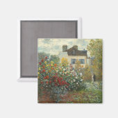 クロードモネ |アルゼンテウイルのアーティストガーデン マグネット (正面/裏面)