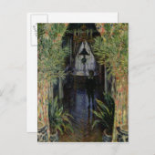 クロードモネ |アルゼンテウイルのフラットコーナー ポストカード (正面/裏面)