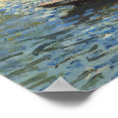 クロードモネ |アルゼンテウイルの橋 ポスター (角)