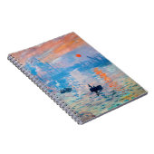 クロードモネ – インプレッション、サンライズ ノートブック (右側)