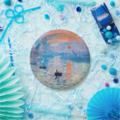 クロードモネ – インプレッション、サンライズ ペーパープレート (パーティー)